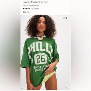 Free People Sunday Market City Tee XL